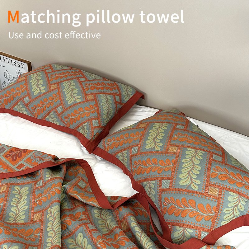 Hot Popular High Quality Bed Cover Fast Delivery Bed Sheet 100% Organic Cotton Bedspreads Woven 40 Modern Picture Printed 400gsm