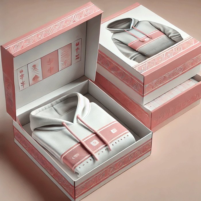 recycle caja misteriosa eco friendly clothing packaging box luxury custom logo women cardboard clothing hoodies paper box