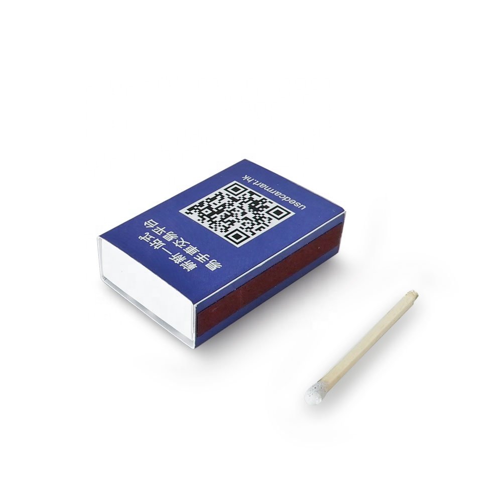 Colored Head Matches Safety Small Box Matches with Custom Matchbox