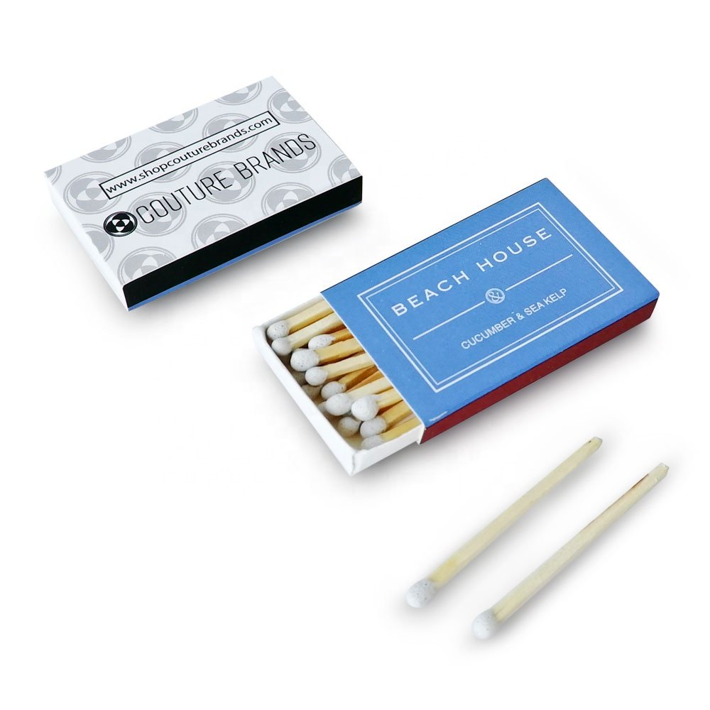 Colored Head Matches Safety Small Box Matches with Custom Matchbox