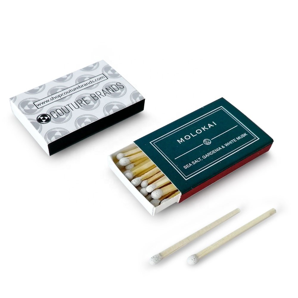 Colored Head Matches Safety Small Box Matches with Custom Matchbox