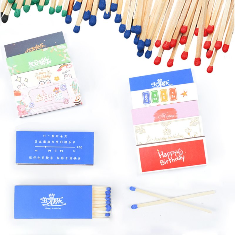 Matchbox Cheap Bulk Safety Matches Custom Wholesale Safety Pink Wood Matches household natural match