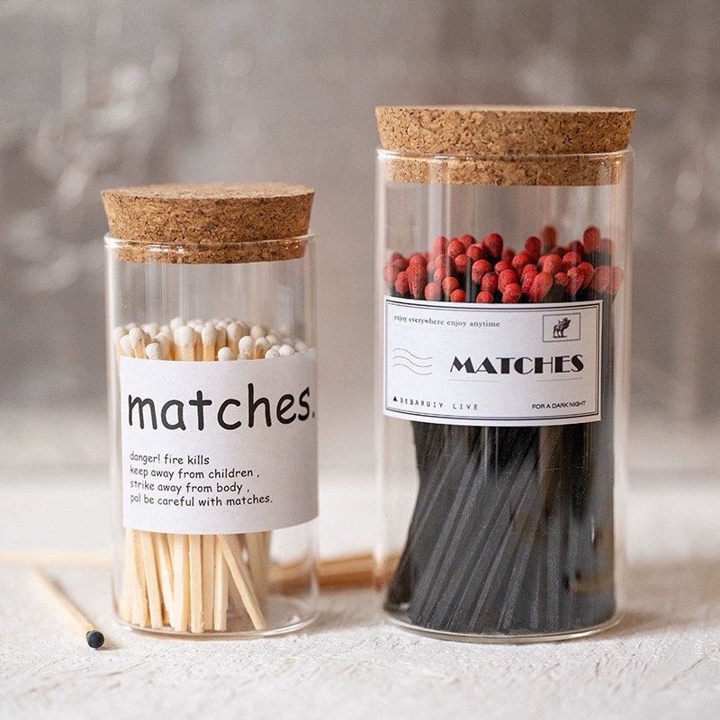 Match wholesale scented candle special length 10cm lengthened ignition and smoke creative aromatherapy ins net red hair
