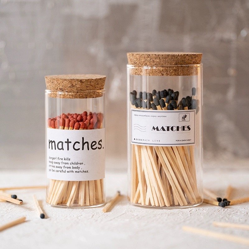 Match wholesale scented candle special length 10cm lengthened ignition and smoke creative aromatherapy ins net red hair