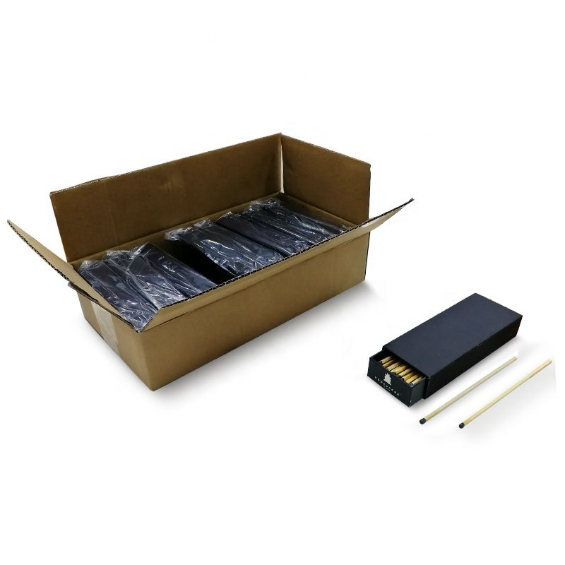 Custom Rigid Cardboard Drawer Sliding Paper Gift Box For Matches