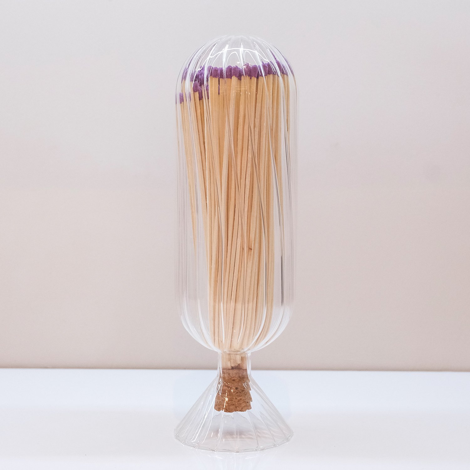 New Match Decorative Custom Logo Inverted Bottle Long Wooden Stick Glass Bottle Of Wood Matches
