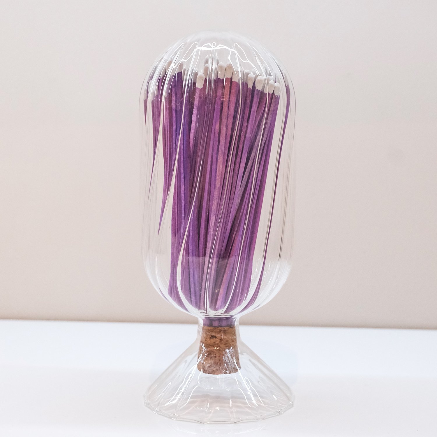New Match Decorative Custom Logo Inverted Bottle Long Wooden Stick Glass Bottle Of Wood Matches
