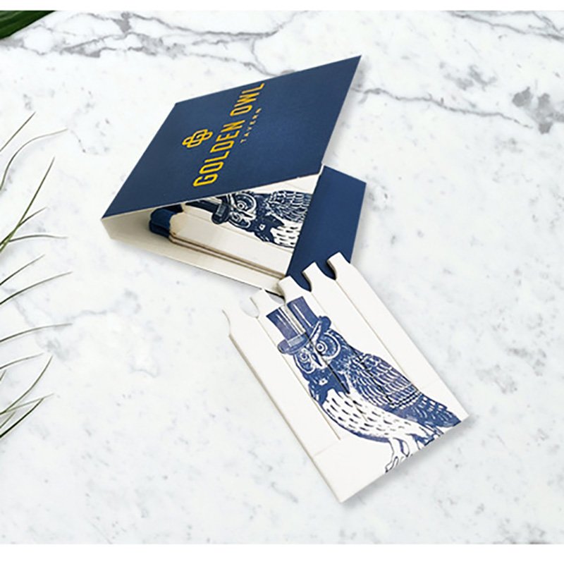 Custom logo creative color paper book matches safety kraft matchbook match packs as promotion gifts