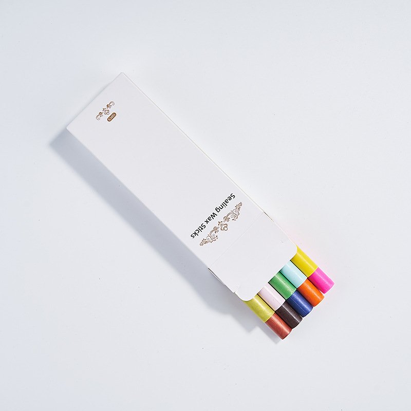 Paper Box Pack 10pcs 11mm Glue Wax Stick 84 Color 20pcs 7mm Hot Sticks Sealing Custom Color DIY Match