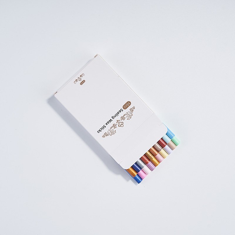 Paper Box Pack 10pcs 11mm Glue Wax Stick 84 Color 20pcs 7mm Hot Sticks Sealing Custom Color DIY Match