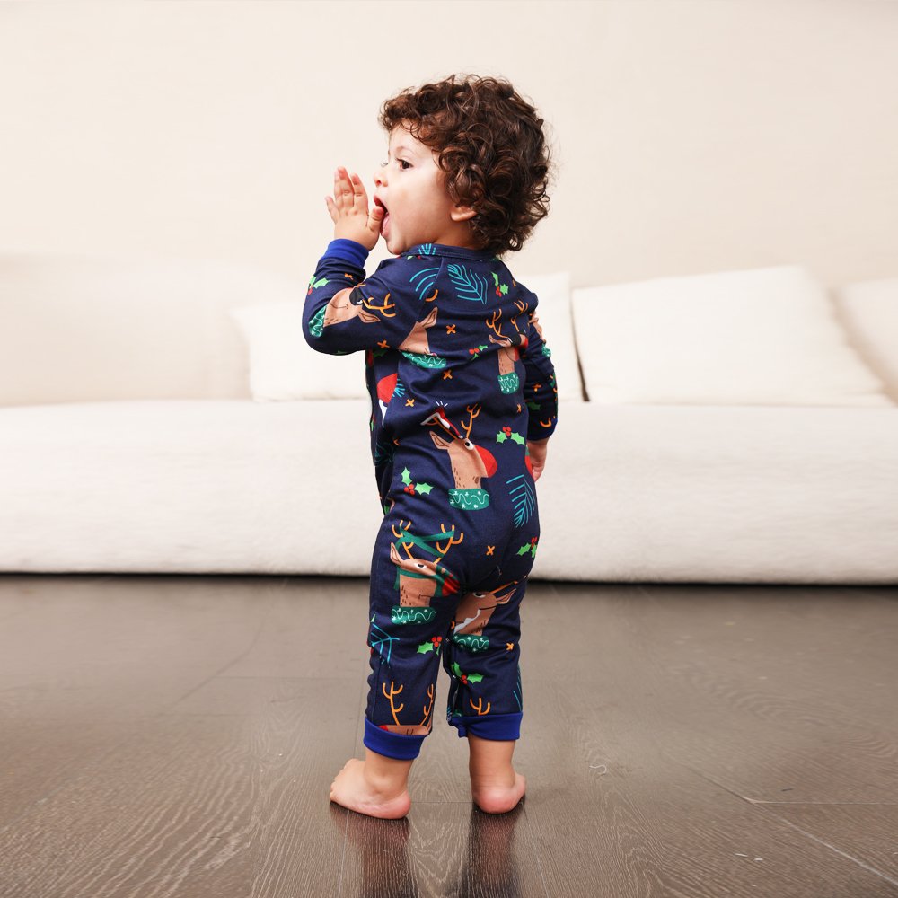 Wholesale baby kids christmas pajamas clothes women dad family christmas pjs pajamas matching sets