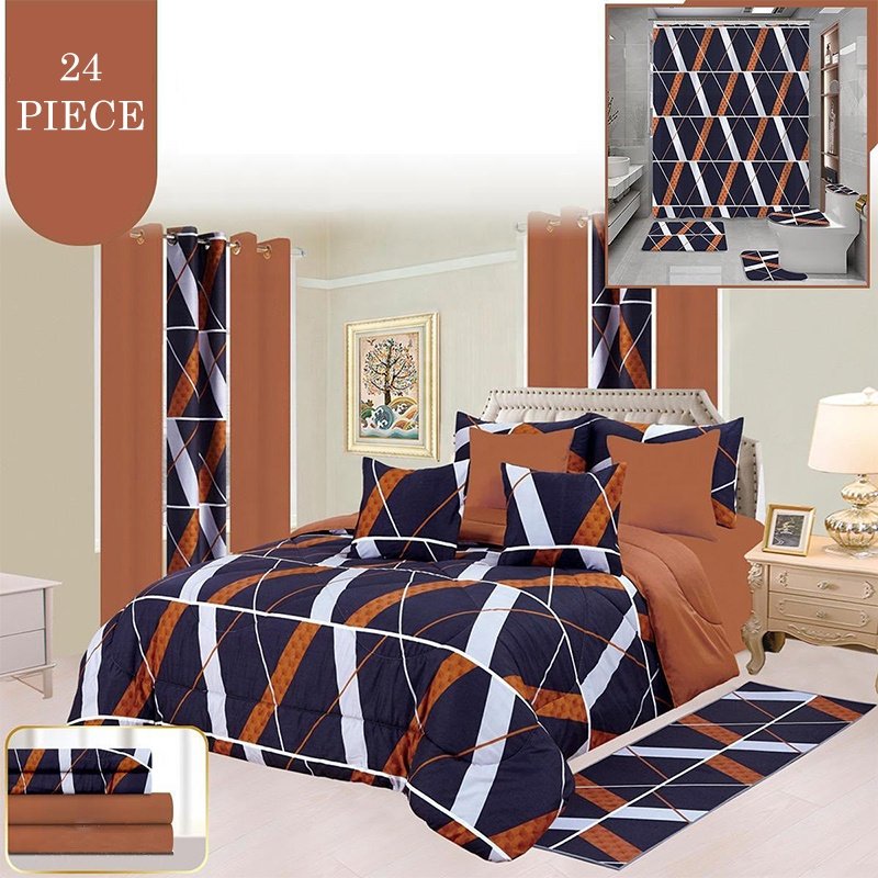 good quality 24 piece bedding sets with matching curtains bedspread set and sheet king size curtain