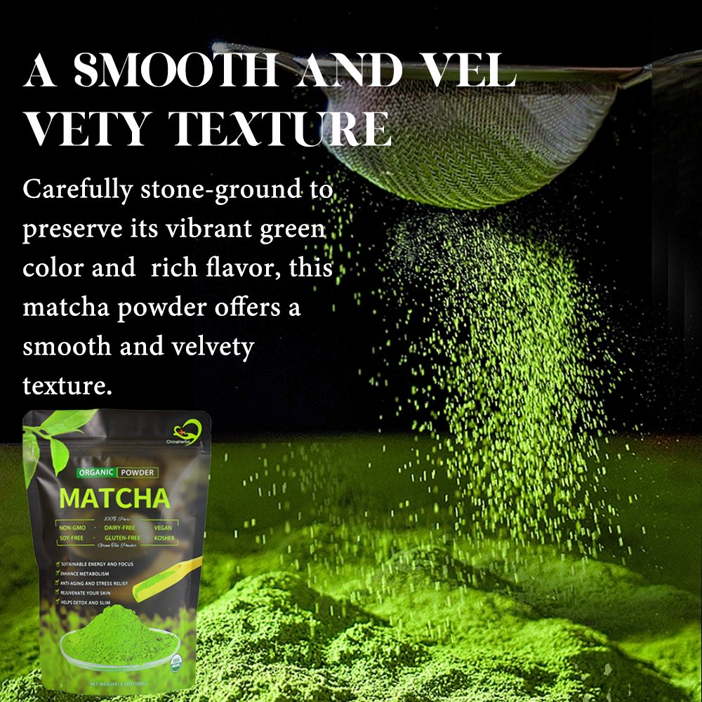 Natural gluten free 3.5oz Pure USDA Certified Organic matcha ceremonial Japanese Grade Green Tea Matcha Powder
