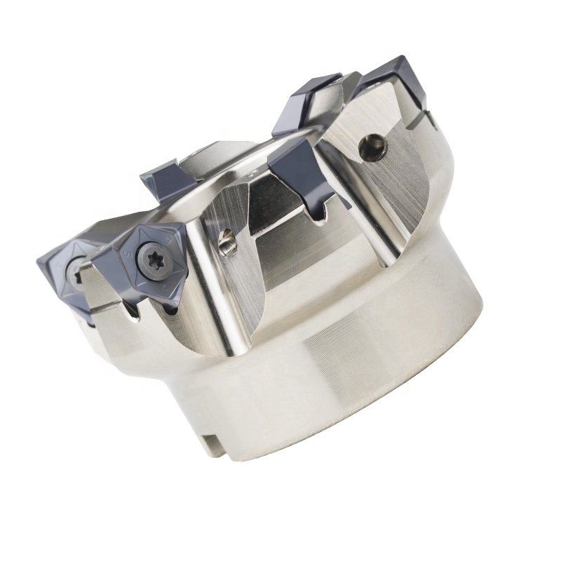 WNKU060408R-M KT1505 WNMU Insert High Cutting Efficiency CNC Tools For Machining Fast Feed Milling Cutter Head Match