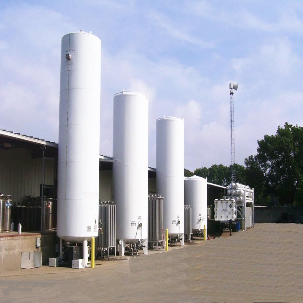 20m3 21.6bar 6 10 Ton Vertical Cryogenic Liquid Co2 Storage Tanks For Soda Filling Equipment