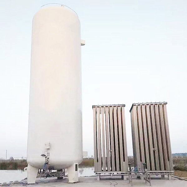 20m3 21.6bar 6 10 Ton Vertical Cryogenic Liquid Co2 Storage Tanks For Soda Filling Equipment