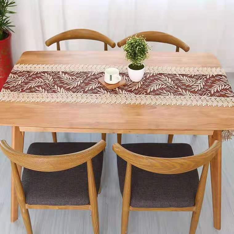 Lace table runners for weddings dinning table runner set organza red table runner