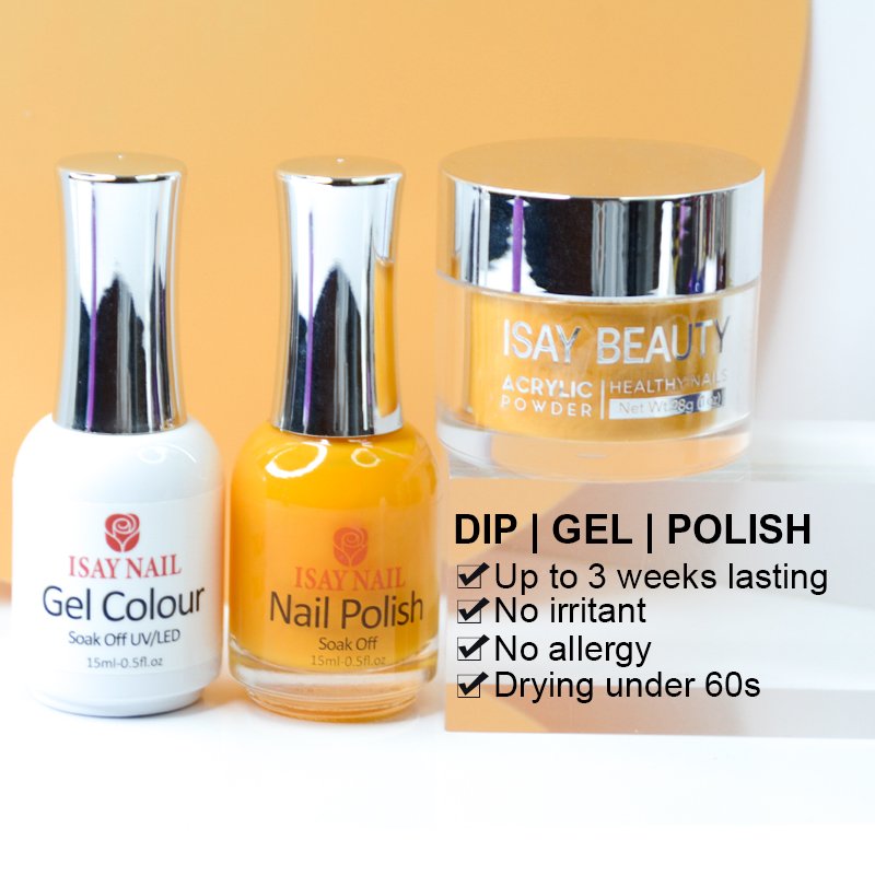 Factory Professional Wholesale 3 in 1 matching dipping powder and gel good quality 3 in 1 matching dipping powder and gel