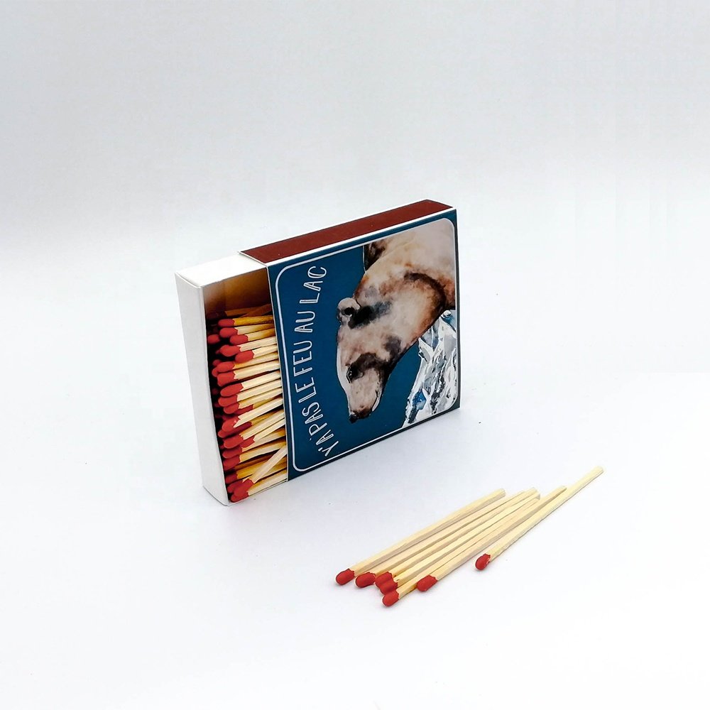 High quality Customized Large Box Matches Luxury Candle Matchbox