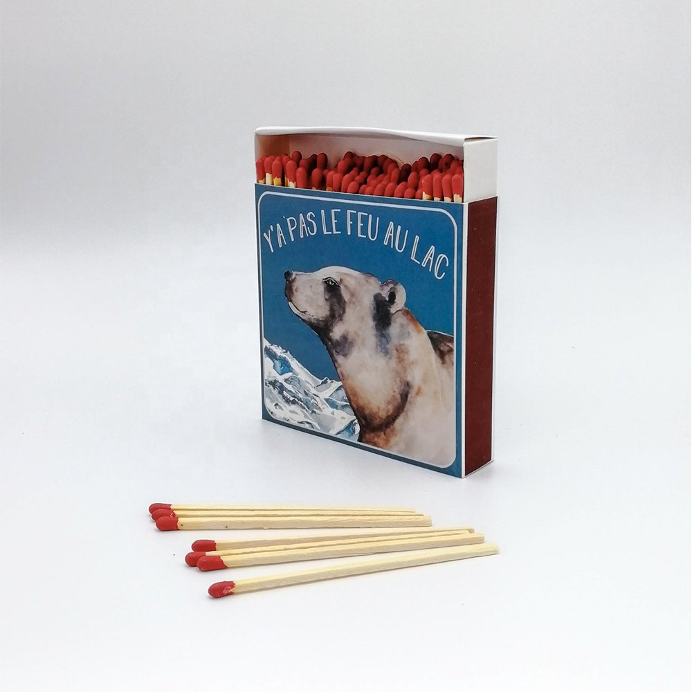 High quality Customized Large Box Matches Luxury Candle Matchbox