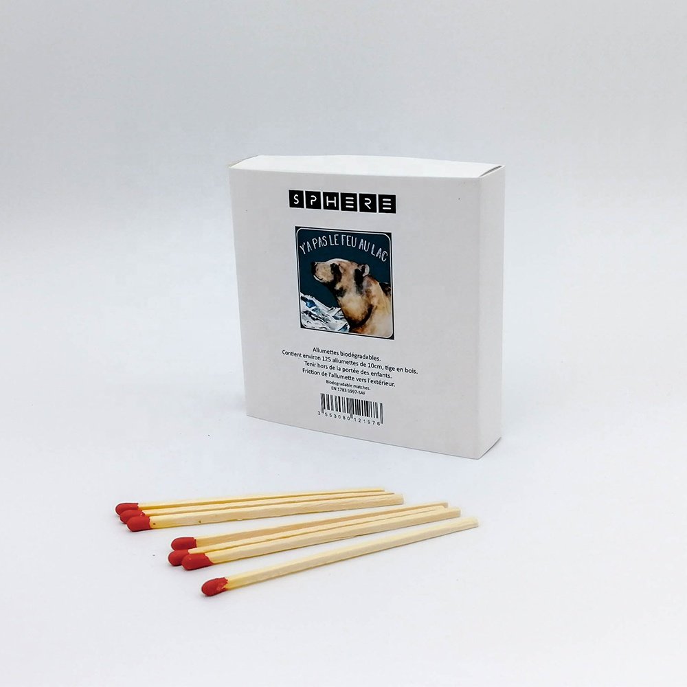 High quality Customized Large Box Matches Luxury Candle Matchbox