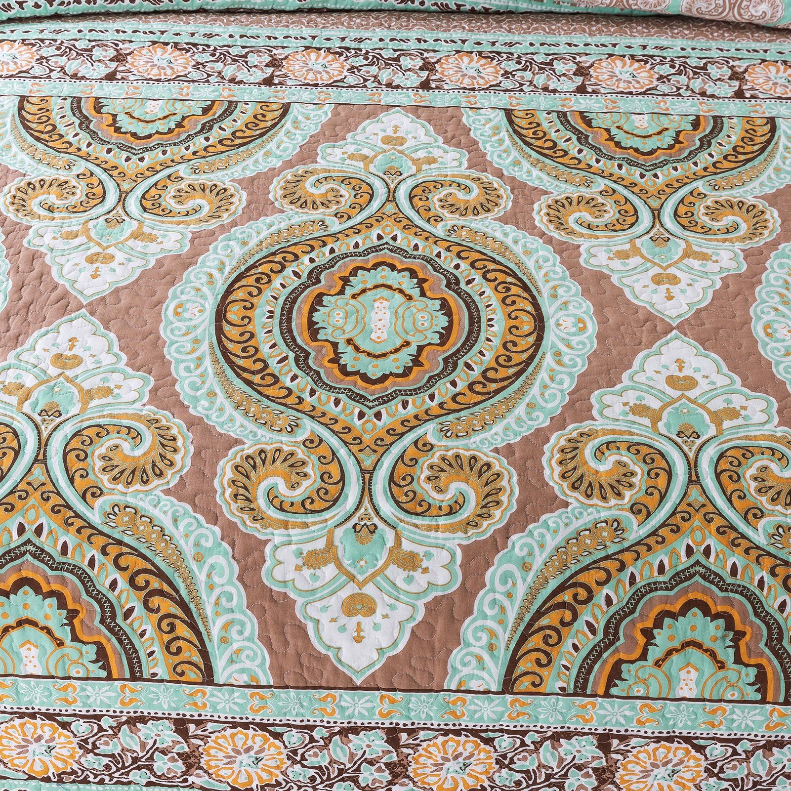 Quilt Set Pattern Ultrasonic Bedspread Cover Quilted Bedspreads Bed Quilted Blanket