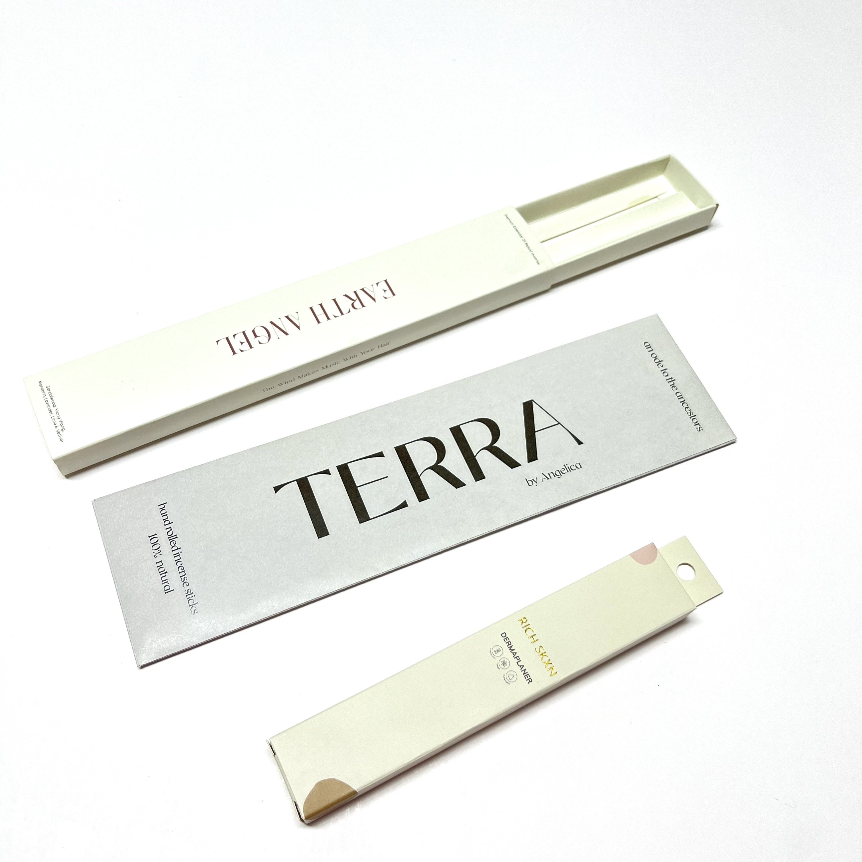 Custom logo empty incense boxes bamboo making incense sticks matches packaging gift fold paper envelope for incense