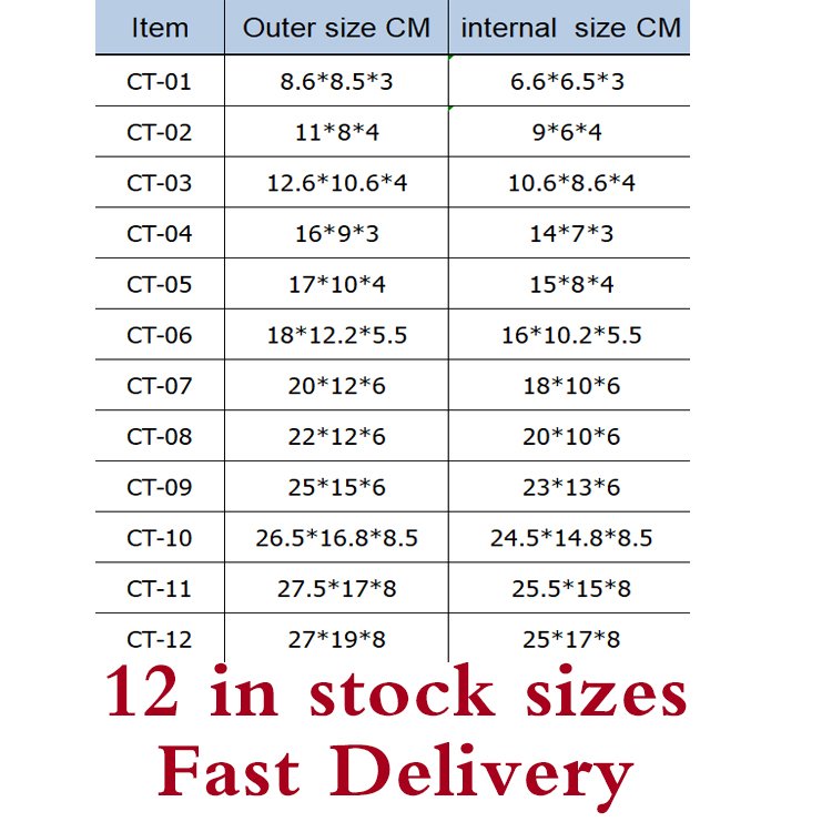 luxury cardboard rigid rectangle gift packaging paper box Logo printing kraft paper drawer box