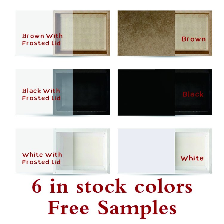 luxury cardboard rigid rectangle gift packaging paper box Logo printing kraft paper drawer box