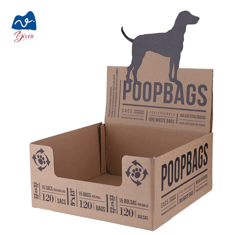 Factory Customized Recycled Brown Kraft Paper Display Box Personalized Shopping Box with UV Coating Embossing Photo Frame Use