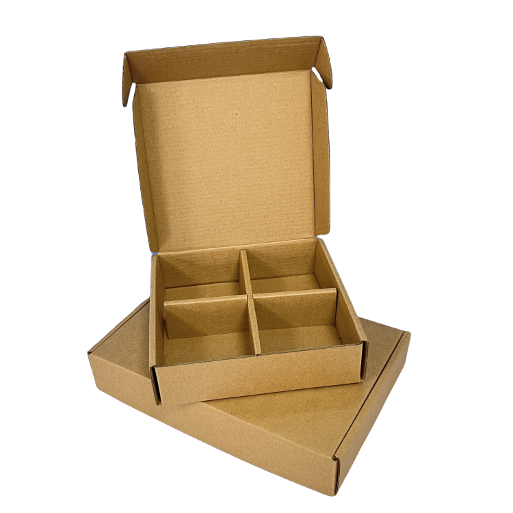 Factory Customized Recycled Brown Kraft Paper Display Box Personalized Shopping Box with UV Coating Embossing Photo Frame Use