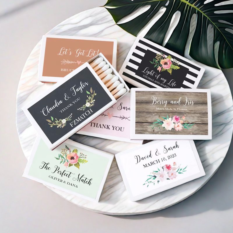 Wholesale Matches Factory Colorful Matches Personalized Printing Custom Box Sets Stick For Candle Safety Matches