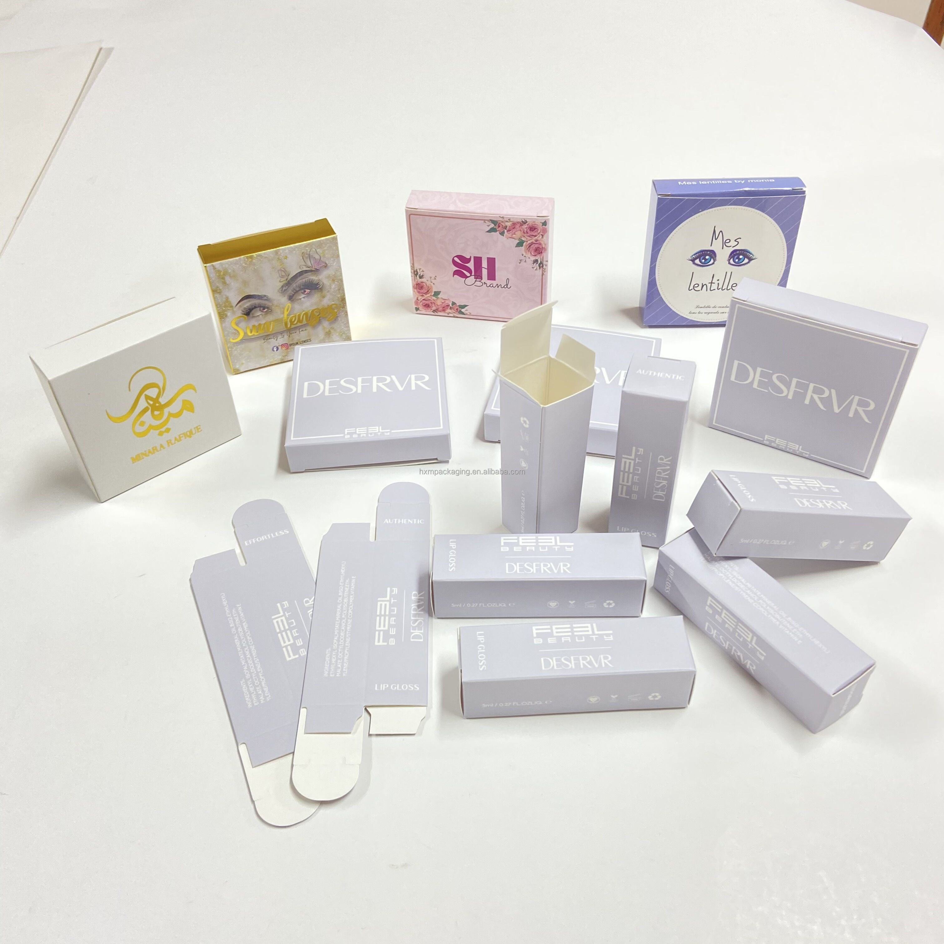 Hot Selling High Quality Size Size Lipstick Paper Box Portable Travel Refillable Rectangular Spray Perfume Bottle