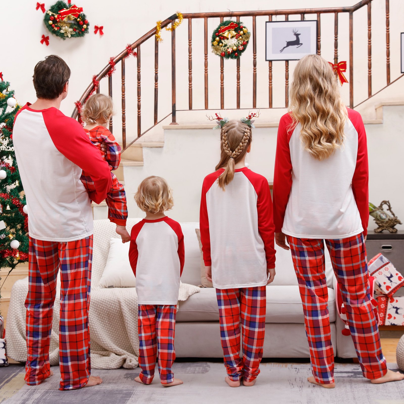 2024 Holiday Pajamas Familiar Pyjamas Set Adult Kids Baby Men Women Christmas Family Matching outfits Pajamas
