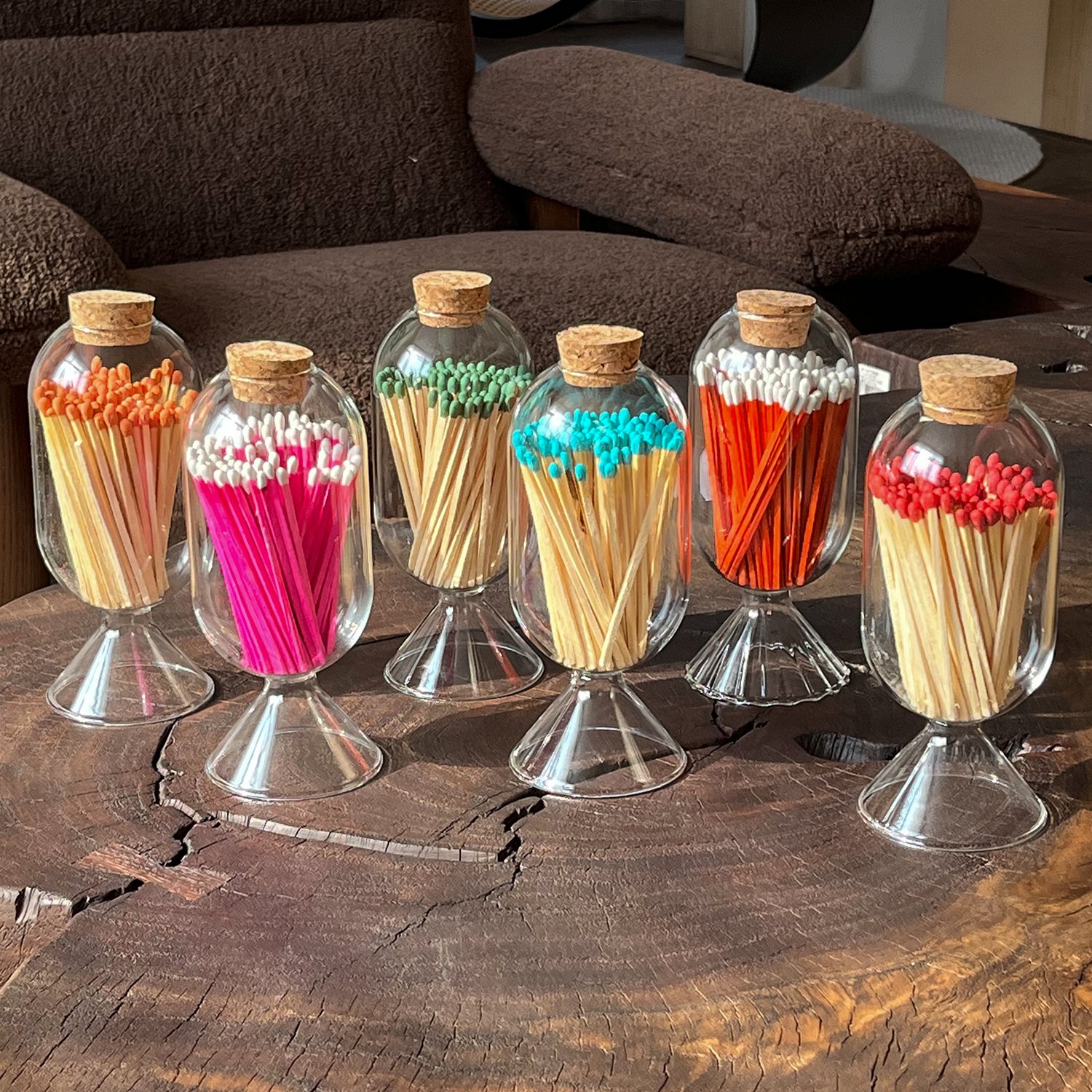 Wholesale Match Decorative Custom Logo Inverted Bottle matches for candles