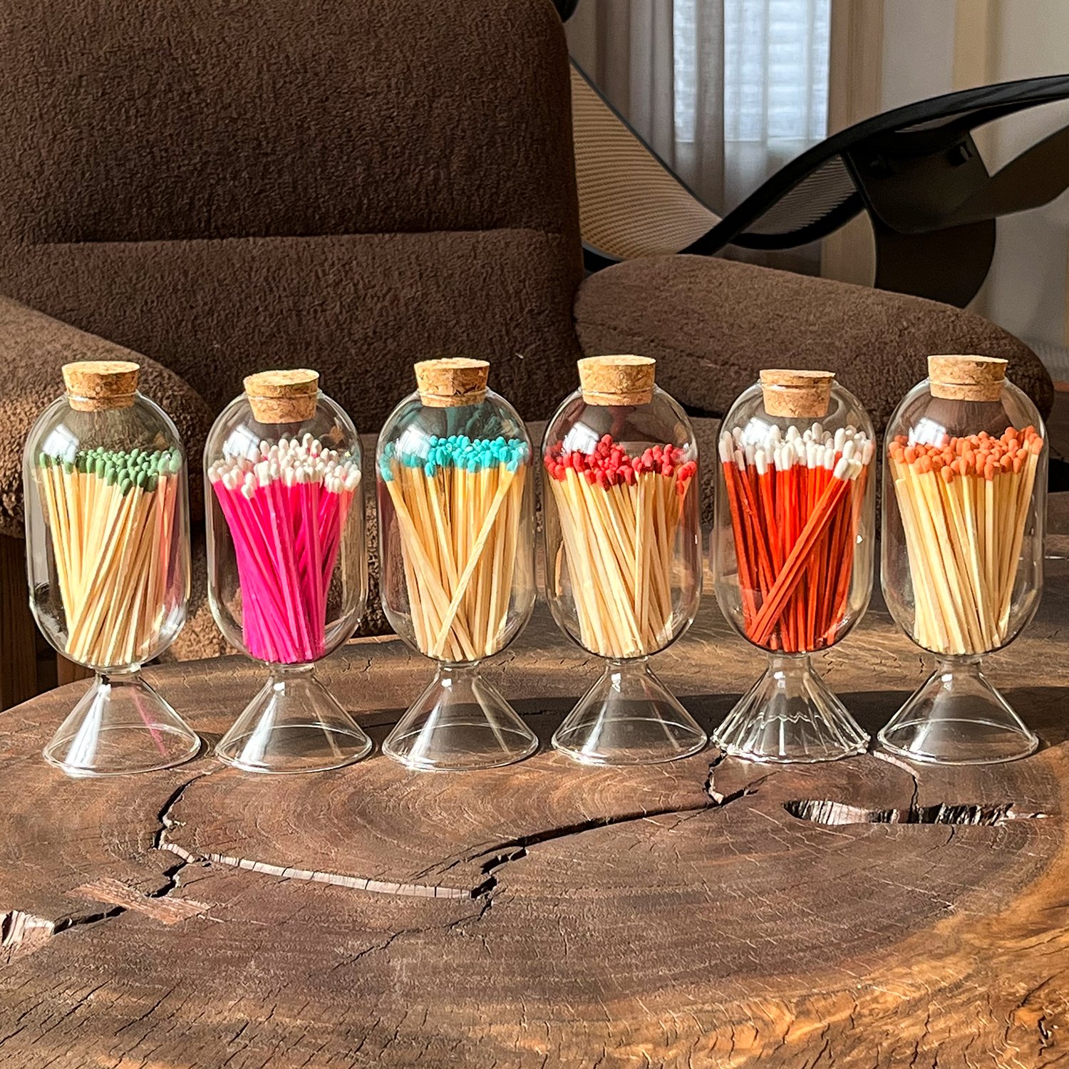 Wholesale Match Decorative Custom Logo Inverted Bottle matches for candles
