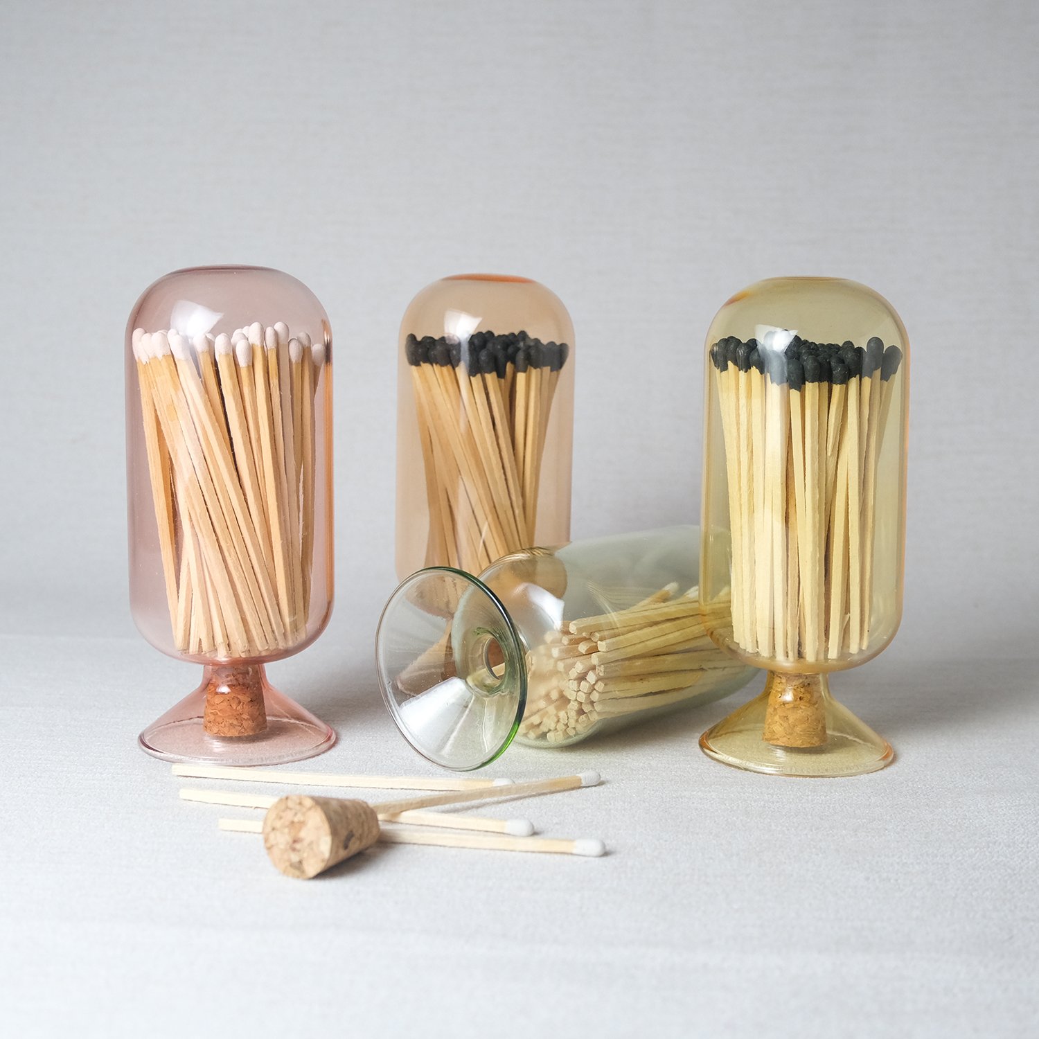 Wholesale Match Decorative Custom Logo Inverted Bottle matches for candles