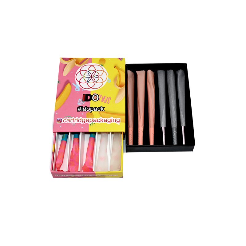 Custom Logo Packaging Box Drawer Tube Boxes Child Resistant Packaging With Matches