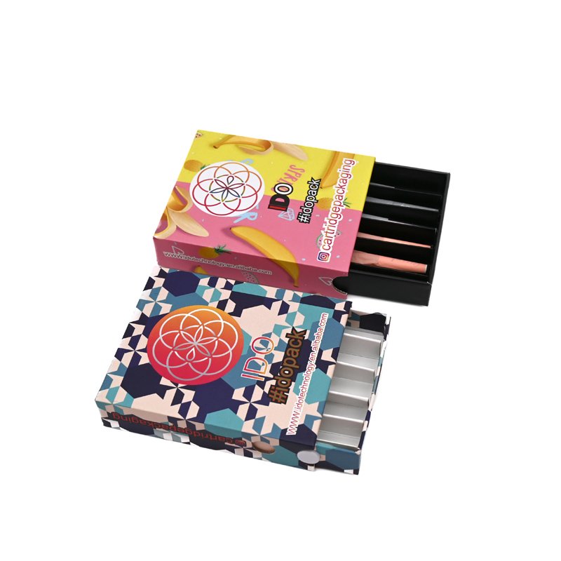 Custom Logo Packaging Box Drawer Tube Boxes Child Resistant Packaging With Matches