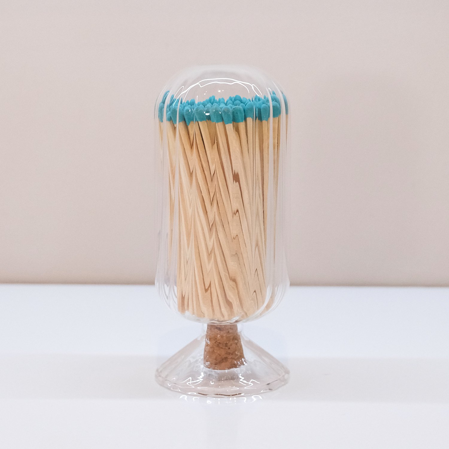 Wholesale Customized Match Decorative Custom Logo Long Wooden Stick Glass Bottle Of matches with logo