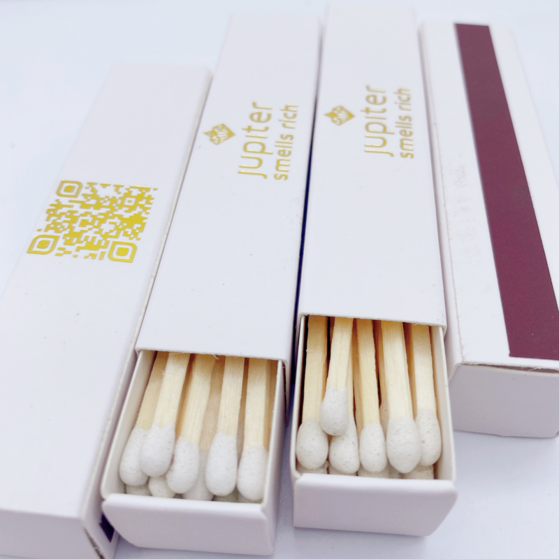 Gold Foil Customization Slender Matchbox In Custom Matches With Quality Pattern Cardboard With Colorful Match Box