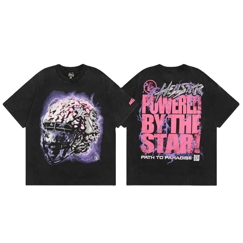 2024 Summer New Arrival American Men's Loose Short-sleeved Crewneck T-shirt Retro All-match Casual Half-sleeved T-shirt