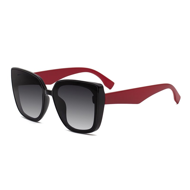 High fashion square frame sunglasses sunshade anti-UVA color variety all match good-looking men and women the same