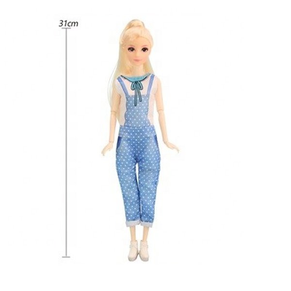 Funny plastic playing cheap baby dolls girl toys fashion girl self matching clothes 11.5 inch cute doll toy for girls