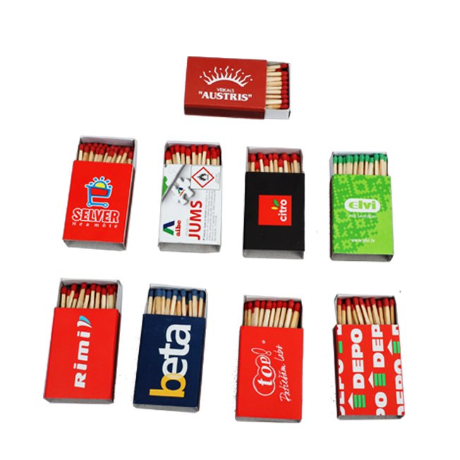 Premium Quality Safety-Designed Household Matches Requires Specific Cardboard Striking Surface for Use