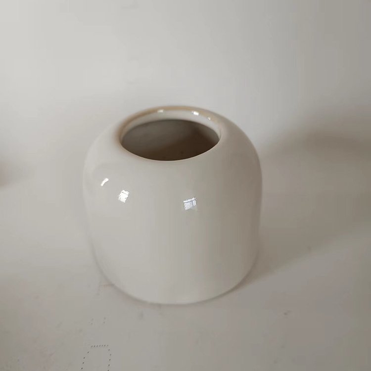 White ceramic Match Holder With striker