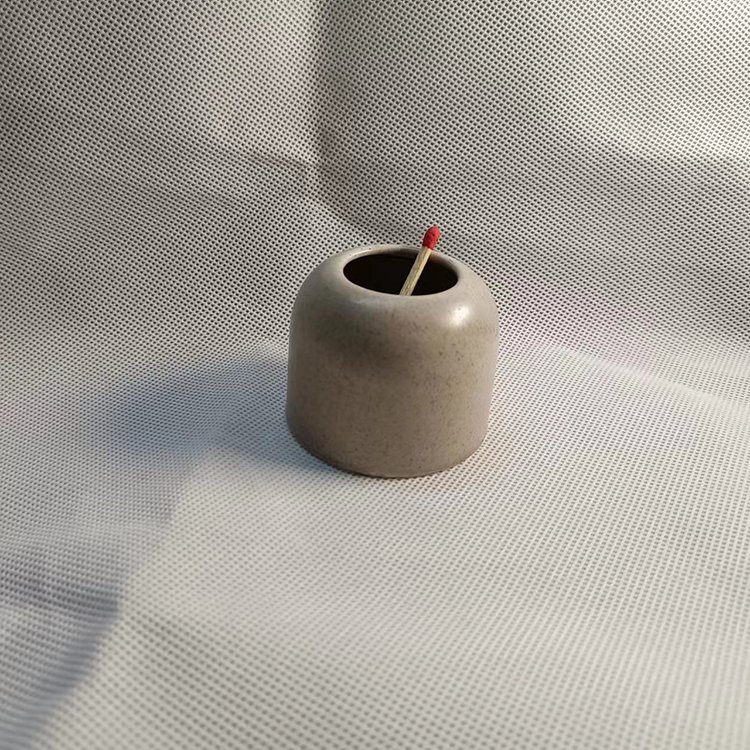 White ceramic Match Holder With striker