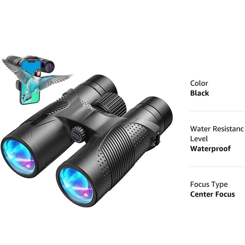 Best HD FMC BAK7 12X32 Compact Portable Lightweight Telescope Binoculars For Sale Concert Matches Watching Camping