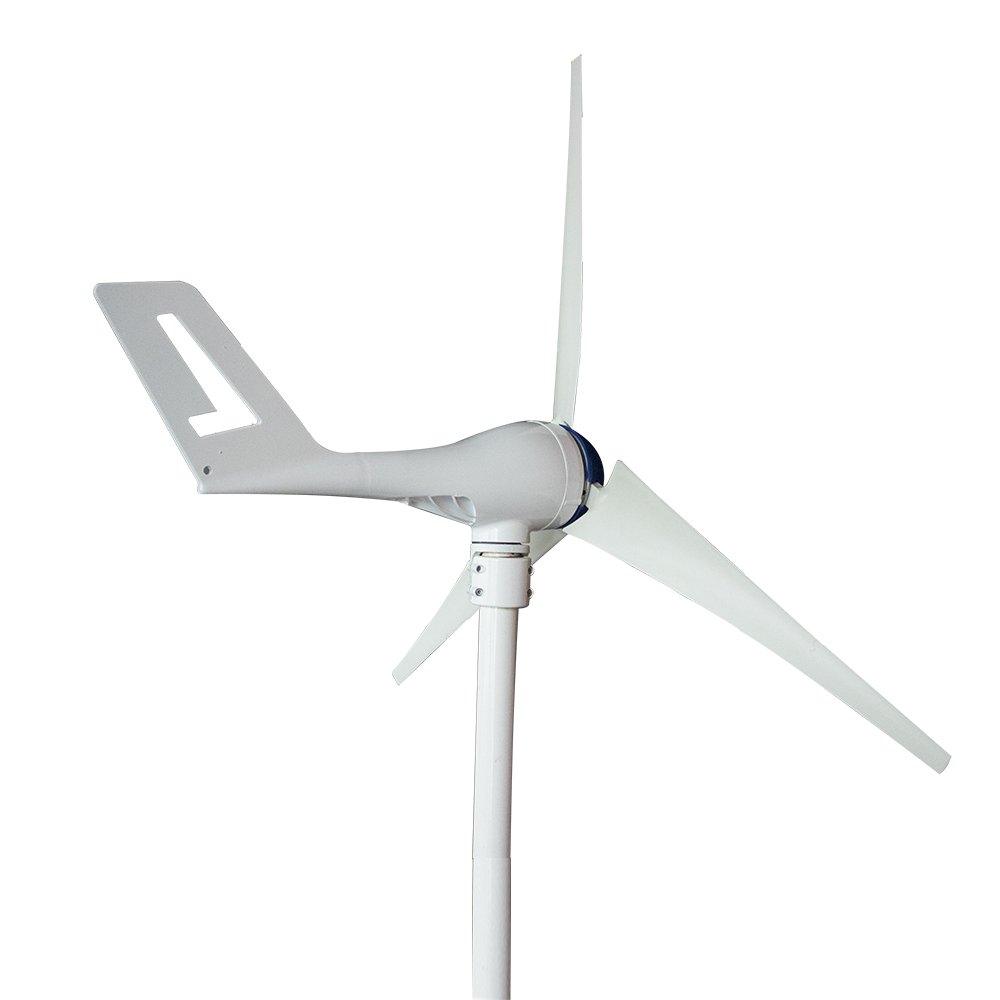 400W 12V or 24V Auto Match Wind Turbine Generator With High Strength Nylon Composite 2.5m/s Small Start Wind Speed Windmill