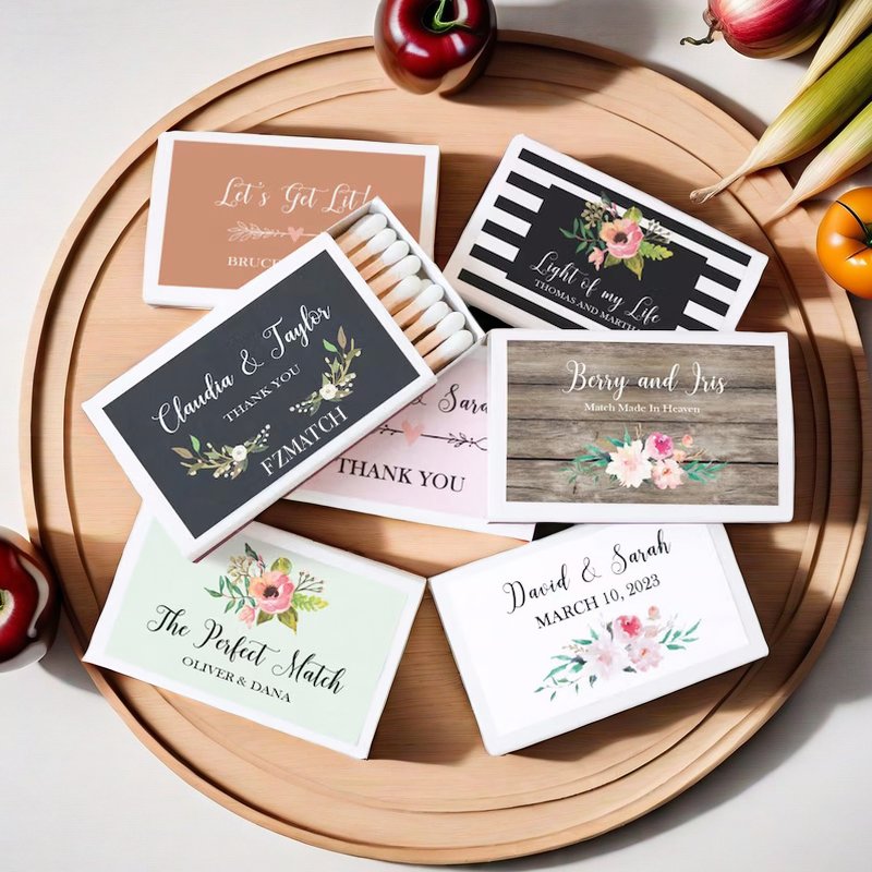 Household boxed candles kraft paper box match prints wholesale price cigar long match candles
